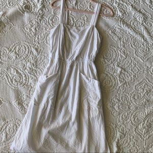 Universal thread white midi dress